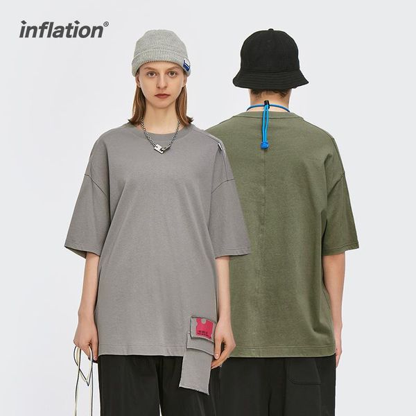 men's t-shirts inflation 2021 high street with pocket men cool oversized tees male casual cotton short sleeve, White;black
men's t-shirts inflation 2021 high street with pocket men cool oversized tees male casual cotton short sleeve, White;black