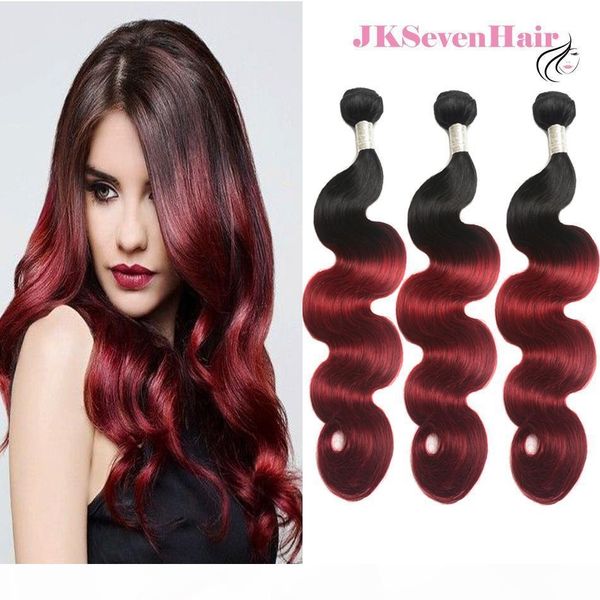 1b burgundy body wavy ombre brazilian virgin hair 3 bundles peruvian malaysian indian dark rooted burgundy human hair weaves, Black
1b burgundy body wavy ombre brazilian virgin hair 3 bundles peruvian malaysian indian dark rooted burgundy human hair weaves, Black