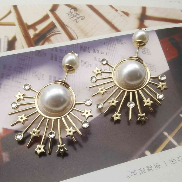 light luxury big pearl before and after tassel fashion personality earrings female fine jewelry discount, Golden;silver
light luxury big pearl before and after tassel fashion personality earrings female fine jewelry discount, Golden;silver