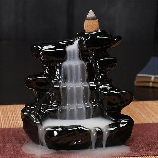 fragrance lamps ceramic rockery mountain waterfall backflow incense burner teahouse home office tabledecor censer cones holder
fragrance lamps ceramic rockery mountain waterfall backflow incense burner teahouse home office tabledecor censer cones holder