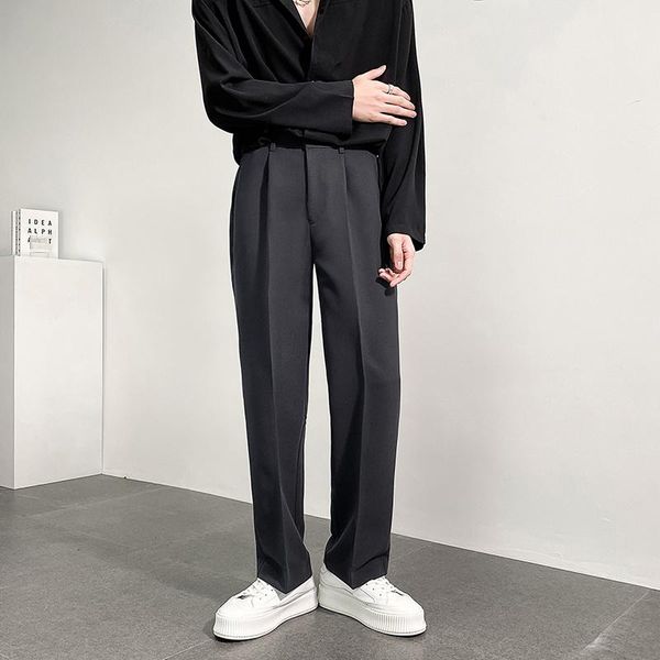 men's suits & blazers gray black suit pants fashion business society mens dress korean loose casual wide-leg men straight, White;black
men's suits & blazers gray black suit pants fashion business society mens dress korean loose casual wide-leg men straight, White;black