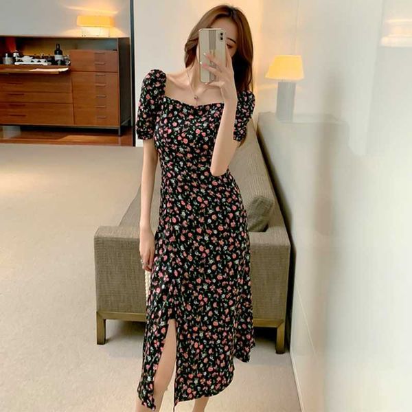 women summer dresses floral print slash neck off shouder vestidos a-line high waist dress robe femme 210529, Black;gray
women summer dresses floral print slash neck off shouder vestidos a-line high waist dress robe femme 210529, Black;gray