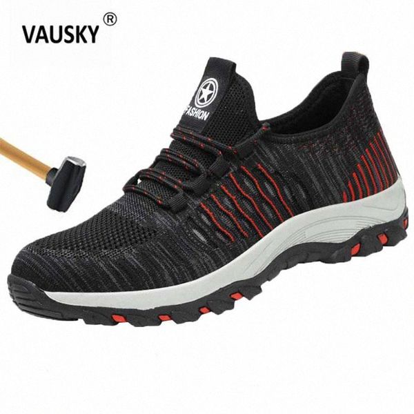 vausky safety work shoes boots for men male protective steel toe boots anti smashing indestructible shoes construction sneakers l2we#, Black
vausky safety work shoes boots for men male protective steel toe boots anti smashing indestructible shoes construction sneakers l2we#, Black