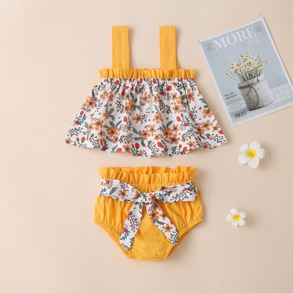 clothing sets 0-24m infant clothes baby girl flower print sleeveless backless vest +bow shorts outfit 2pcs set toddler princess, White
clothing sets 0-24m infant clothes baby girl flower print sleeveless backless vest +bow shorts outfit 2pcs set toddler princess, White