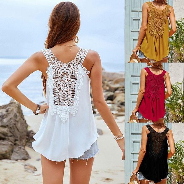 casual dresses 2021 summer lace stitching vest big u-neck white chiffon female, Black;gray
casual dresses 2021 summer lace stitching vest big u-neck white chiffon female, Black;gray