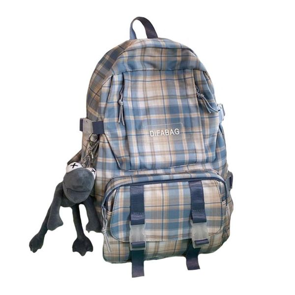backpack 2021 nylon plaid women summer rucksack female travel double shoulder student school bag teenager mochila
backpack 2021 nylon plaid women summer rucksack female travel double shoulder student school bag teenager mochila