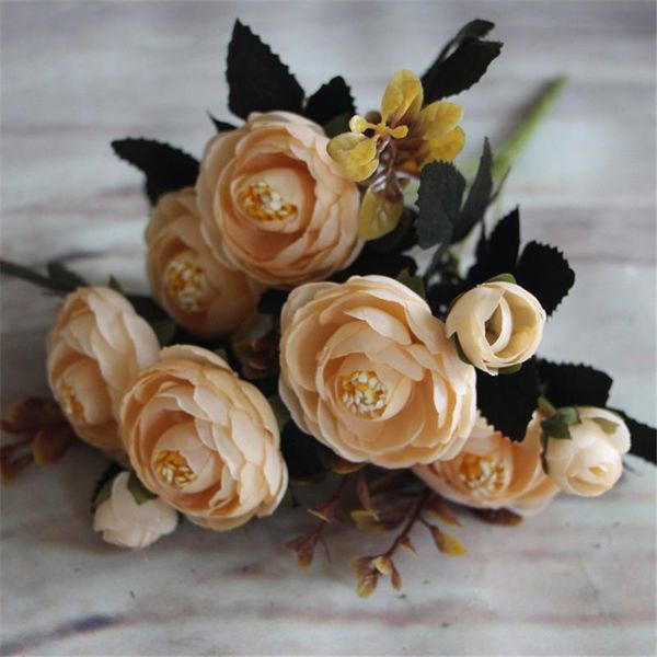decorative flowers & wreaths 1 bunch artificial bouquet camellia silk fake leaf wedding home decor
decorative flowers & wreaths 1 bunch artificial bouquet camellia silk fake leaf wedding home decor