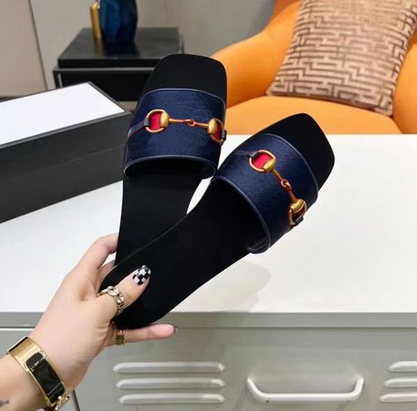 embossed leather flat slippers fashion pony buckle webbing sewn sandals summer exhibition party beach shoes luxury male and female designer, Black
embossed leather flat slippers fashion pony buckle webbing sewn sandals summer exhibition party beach shoes luxury male and female designer, Black