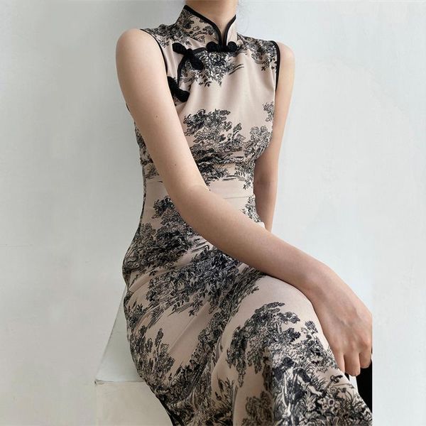 ethnic clothing traditional chinese qipao modified custom cheongsam dress sleeveless slim bodycon elegant summer wear party performance, Red
ethnic clothing traditional chinese qipao modified custom cheongsam dress sleeveless slim bodycon elegant summer wear party performance, Red