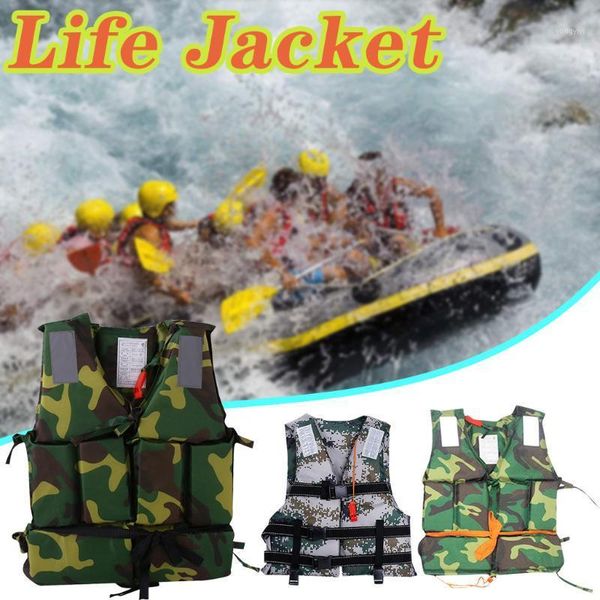 outdoor t-shirts camouflage life vest boating safety swimming jacket survival kit buoyancy aid polyester floating foam with whistle #y, Gray;blue
outdoor t-shirts camouflage life vest boating safety swimming jacket survival kit buoyancy aid polyester floating foam with whistle #y, Gray;blue