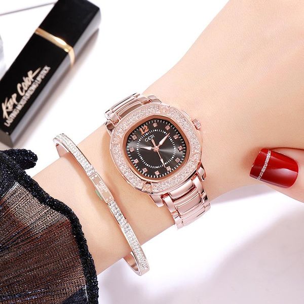 wristwatches waterproof ladies watch steel band quartz fashion trend couple women, Slivery;brown
wristwatches waterproof ladies watch steel band quartz fashion trend couple women, Slivery;brown