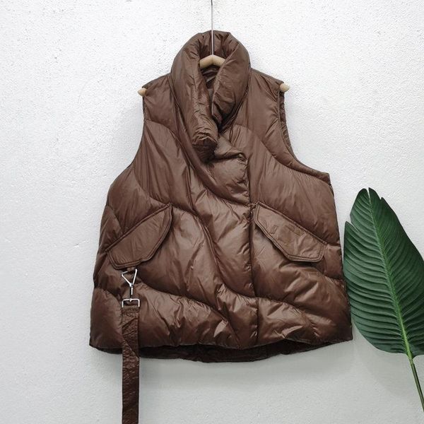 women's down & parkas winter style autumn women loose stand collar zipper white duck vest female warm coat windproof sleeveless outwear, Black
women's down & parkas winter style autumn women loose stand collar zipper white duck vest female warm coat windproof sleeveless outwear, Black