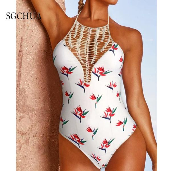 2021 new lace crochet swimsuit fishnet beach swimwear women solid white print floral halter mesh swimsuit bikinis
2021 new lace crochet swimsuit fishnet beach swimwear women solid white print floral halter mesh swimsuit bikinis