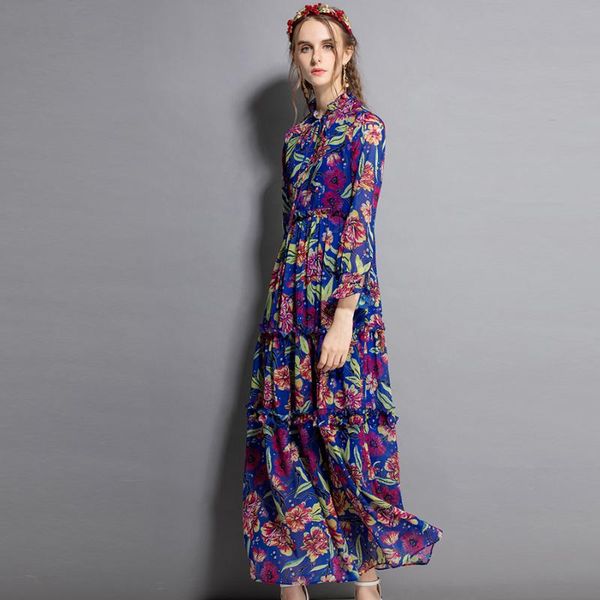casual dresses vintage women printrd elegant autumn fashion flower print ruffles purple flare full sleeve maxi long dress, Black;gray
casual dresses vintage women printrd elegant autumn fashion flower print ruffles purple flare full sleeve maxi long dress, Black;gray