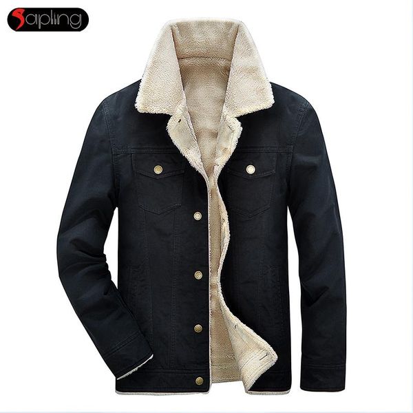 men's jackets autumn winter men's warm thicken fur collar plus fleece coats male military bomber corduroy jacket men parka m-4xl, Black;brown
men's jackets autumn winter men's warm thicken fur collar plus fleece coats male military bomber corduroy jacket men parka m-4xl, Black;brown