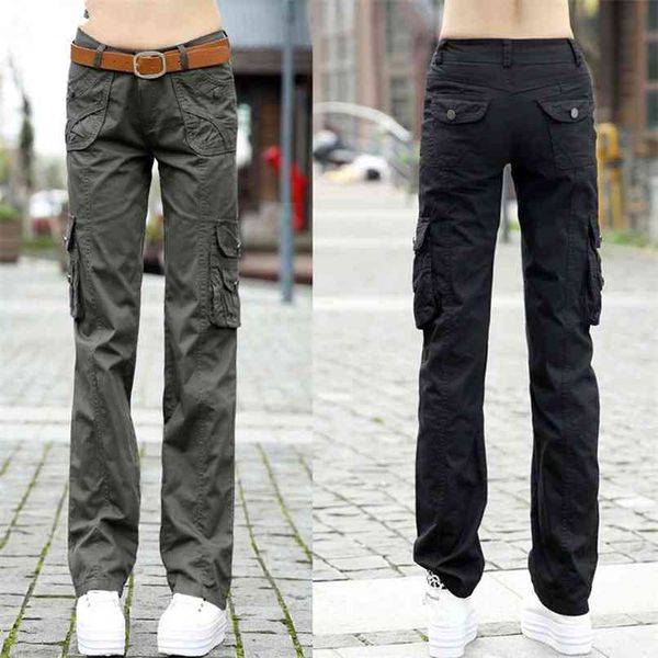 plus size pantalon femme women workout cotton military combat cargo pants overalls ladies straight multi-pocket trousers 210915, Black;white
plus size pantalon femme women workout cotton military combat cargo pants overalls ladies straight multi-pocket trousers 210915, Black;white