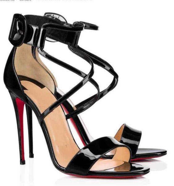 famous summer brand women sandals red bottom choca patent leather high heels calfskin wedding party ladies gladiator sandals eu35-43, Black
famous summer brand women sandals red bottom choca patent leather high heels calfskin wedding party ladies gladiator sandals eu35-43, Black