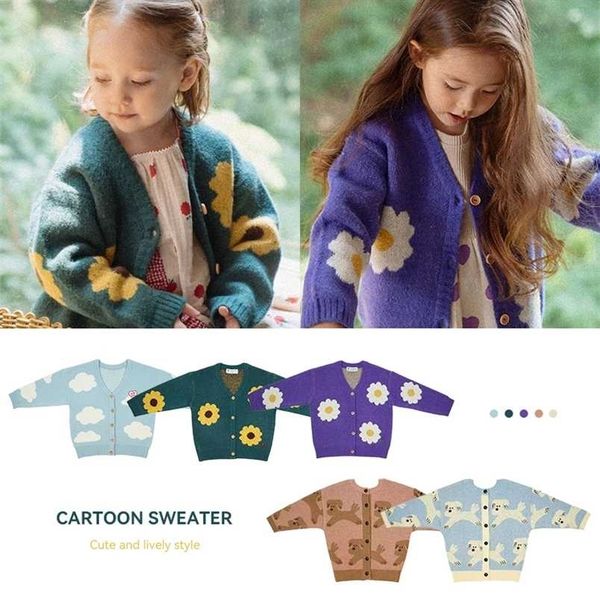 girls sweater autumn and winter cardigan children's knitted women's jeans clothing 211201, Blue
girls sweater autumn and winter cardigan children's knitted women's jeans clothing 211201, Blue