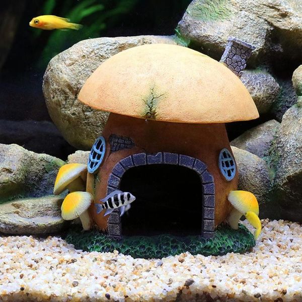 decorations harmless nice-looking fish tank shelter house long-lasting model realistic for reptiles
decorations harmless nice-looking fish tank shelter house long-lasting model realistic for reptiles