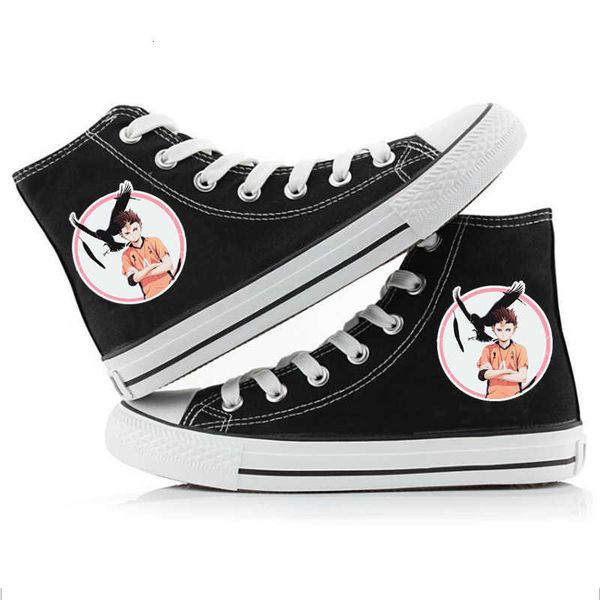 animation volleyball young couple around high canvas shoes men's korean breathable cloth, Black
animation volleyball young couple around high canvas shoes men's korean breathable cloth, Black