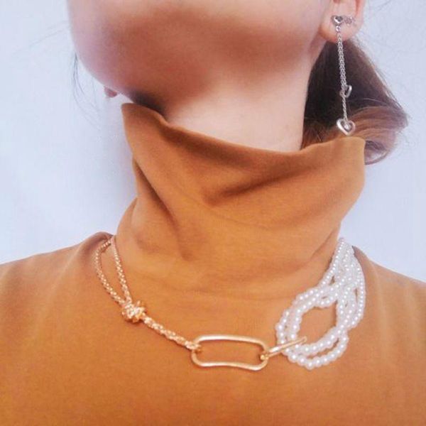 en steampunk unique chunky thick twist chain female charm necklace new gothic multi layered imitation pearl pendant necklace, Golden;silver
en steampunk unique chunky thick twist chain female charm necklace new gothic multi layered imitation pearl pendant necklace, Golden;silver