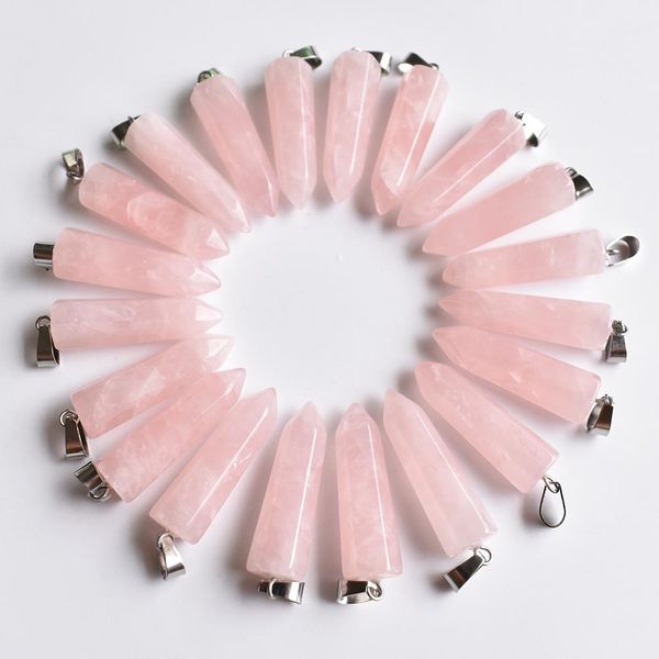natural stone hexagonal pillar charms pendulum rose quartz stone chakra handmade silver color pendants for jewelry making wholesale 32mm*10m, Bronze;silver
natural stone hexagonal pillar charms pendulum rose quartz stone chakra handmade silver color pendants for jewelry making wholesale 32mm*10m, Bronze;silver