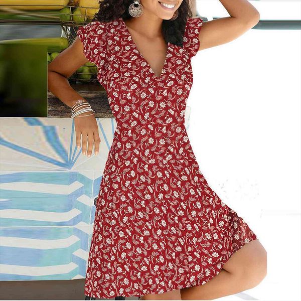 v neck casual flower womens dresses print sleeve short sleeved waist summer vestido de mulher, Black;gray
v neck casual flower womens dresses print sleeve short sleeved waist summer vestido de mulher, Black;gray
