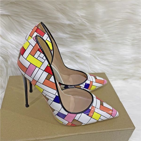 casual designer lady fashion women shoes multicolor printed patent leather pointy toe stiletto stripper high heels zapatos mujer prom evenin, Black
casual designer lady fashion women shoes multicolor printed patent leather pointy toe stiletto stripper high heels zapatos mujer prom evenin, Black