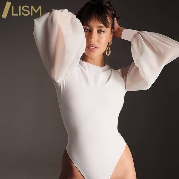 women's jumpsuits & rompers lism white bodycon bodysuit see-through sleeve women lantern patchwork transparent one piece slim outfits, Black;white
women's jumpsuits & rompers lism white bodycon bodysuit see-through sleeve women lantern patchwork transparent one piece slim outfits, Black;white