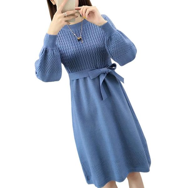 casual dresses spring and autumn women solid color knitted dress vintage loose o-neck knee-length sweater women's clothing, Black;gray
casual dresses spring and autumn women solid color knitted dress vintage loose o-neck knee-length sweater women's clothing, Black;gray