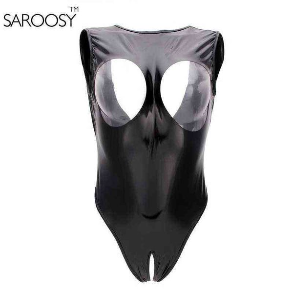 nxy set saroosy elastic pvc vinyl black bodysuit for women high cut thong open cup erotic leotard costumes latex plus size 1202, Red;black
nxy set saroosy elastic pvc vinyl black bodysuit for women high cut thong open cup erotic leotard costumes latex plus size 1202, Red;black