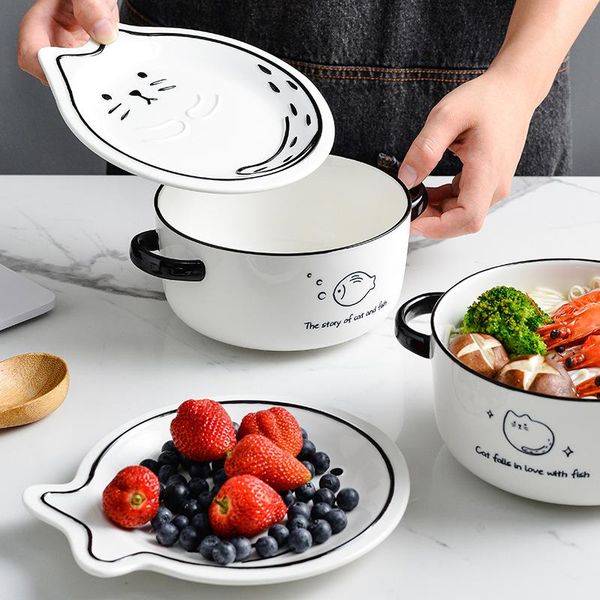 bowls japanese lovely ceramic instant noodles bowl with cover soup household large rice tableware male and female student
bowls japanese lovely ceramic instant noodles bowl with cover soup household large rice tableware male and female student