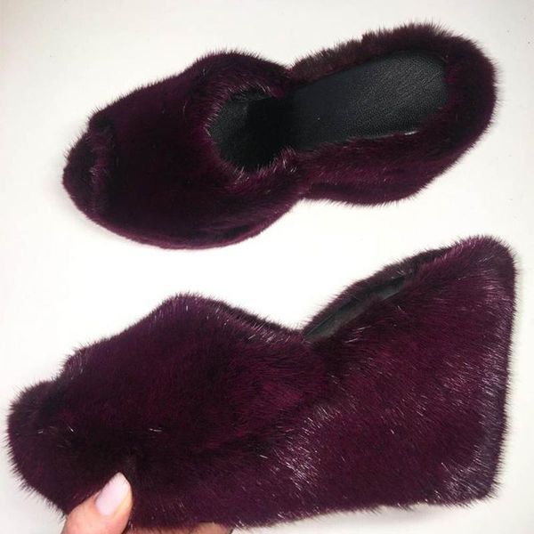sandals fur slides for women fluffy high heels slippers female wedge platform outdoor elegant winter warm shoes, Black
sandals fur slides for women fluffy high heels slippers female wedge platform outdoor elegant winter warm shoes, Black