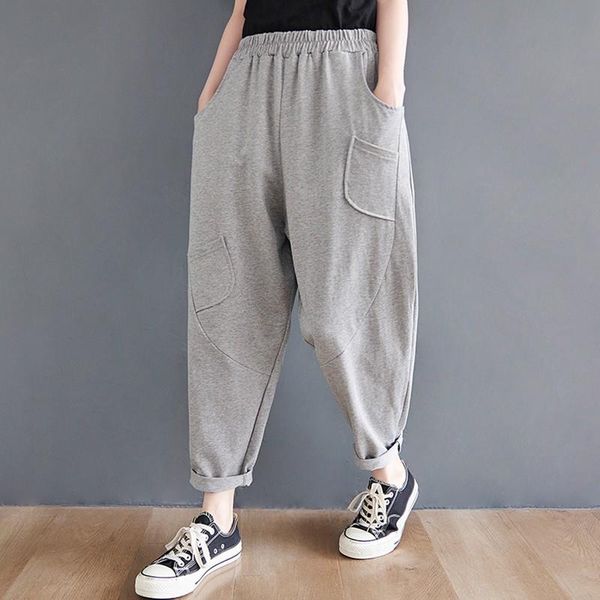 women's pants & capris women sportwear casual harem 2021 simple style solid color elastic waist loose female ankle-length sweatpants gr, Black;white
women's pants & capris women sportwear casual harem 2021 simple style solid color elastic waist loose female ankle-length sweatpants gr, Black;white