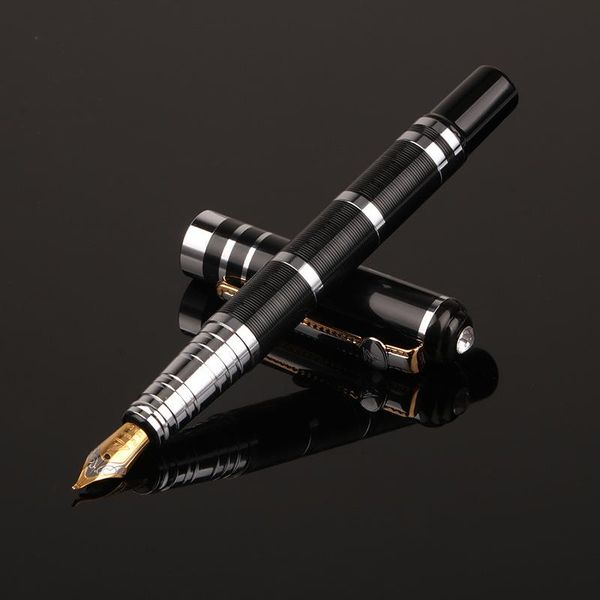 1 pcs luxury business fountain pen gift metal pens design school office pen new office black writing pens high quallity write
1 pcs luxury business fountain pen gift metal pens design school office pen new office black writing pens high quallity write
