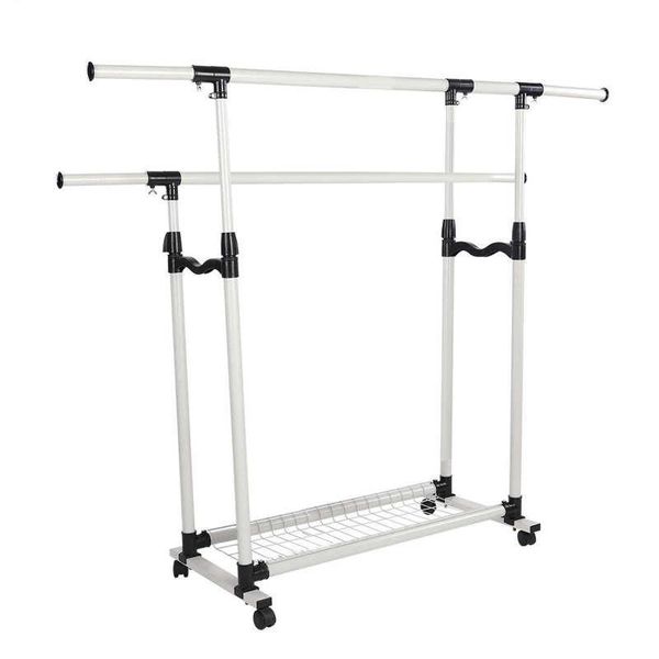 hangers & racks multi-functional clothes hanger adjustable collapsible rolling double rails garment coat rack dryer stainless
hangers & racks multi-functional clothes hanger adjustable collapsible rolling double rails garment coat rack dryer stainless