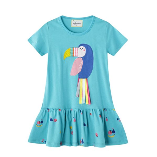 2-6 years baby girls dress in sky blue printed birds casual cotton kids summer jersey clothes outfit for toddler, Red;yellow
2-6 years baby girls dress in sky blue printed birds casual cotton kids summer jersey clothes outfit for toddler, Red;yellow