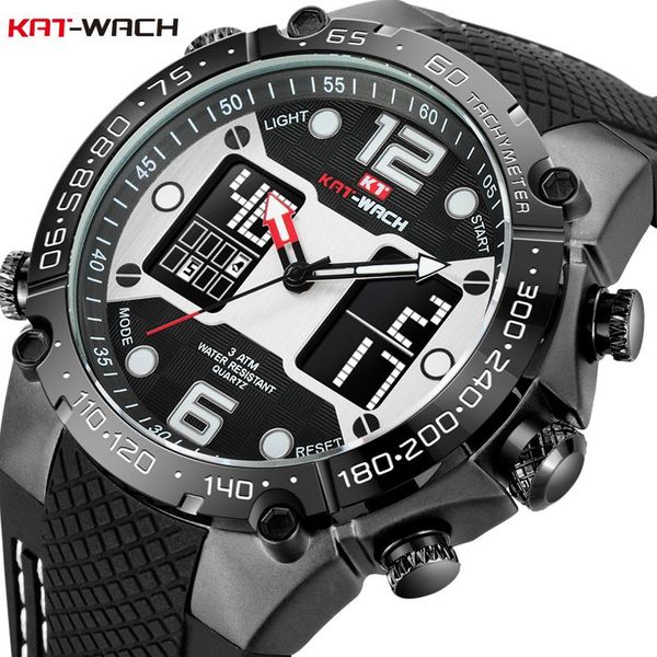 wristwatches kat-wach fashion men's sport watch quartz analog date clock waterproof watches digital alloy silicone man, Slivery;brown
wristwatches kat-wach fashion men's sport watch quartz analog date clock waterproof watches digital alloy silicone man, Slivery;brown