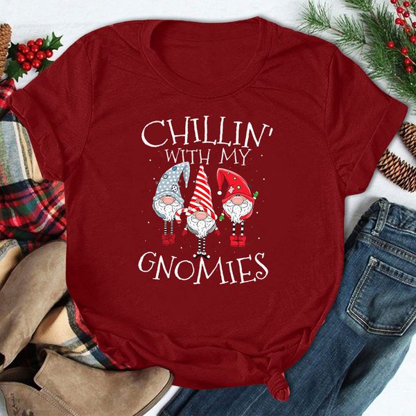 merry christmas spring short-sleeved round neck european-style beautiful t-shirt, White
merry christmas spring short-sleeved round neck european-style beautiful t-shirt, White