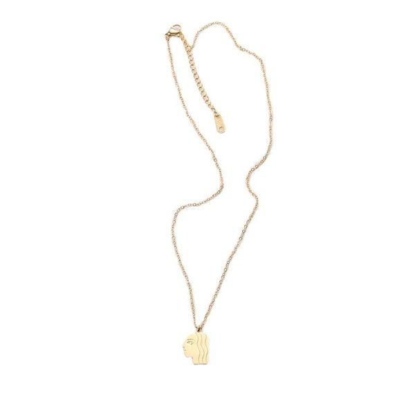 pendant necklaces stainless steel fashion roman face necklace women gold coin round card with for women's 2021 jewelry, Silver
pendant necklaces stainless steel fashion roman face necklace women gold coin round card with for women's 2021 jewelry, Silver