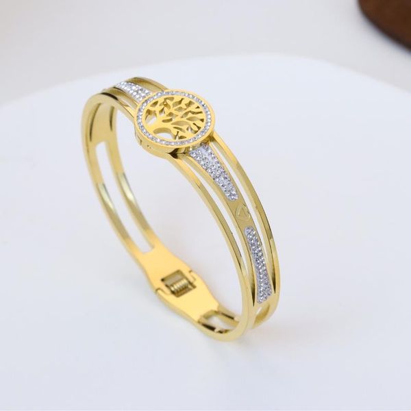 bangle shell inlaid gold microinlaid titanium steel geometric bracelet for women, Black
bangle shell inlaid gold microinlaid titanium steel geometric bracelet for women, Black