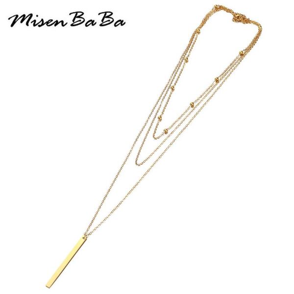 pendant necklaces stainless steel multilayer for women girls bar necklace minimalist clavicle choker bohemian jewelry, Silver
pendant necklaces stainless steel multilayer for women girls bar necklace minimalist clavicle choker bohemian jewelry, Silver