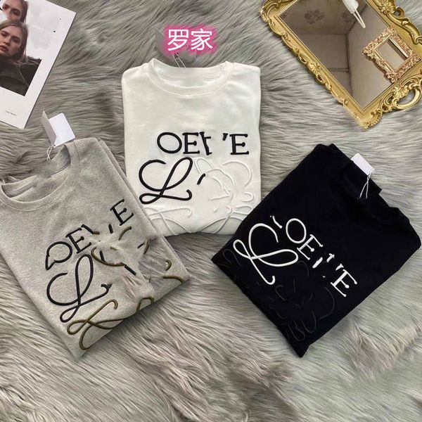 luxury design summer luojiachao round neck casual pullover short sleeve fashion men's and women's same loose t-shirt, White
luxury design summer luojiachao round neck casual pullover short sleeve fashion men's and women's same loose t-shirt, White