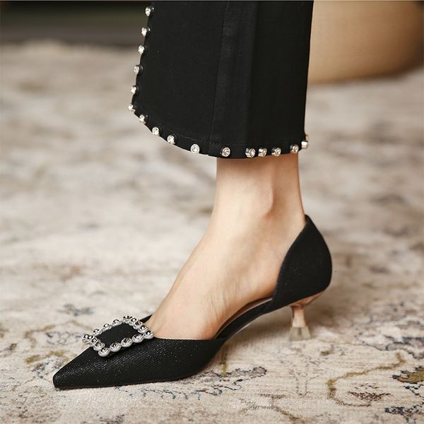 square sandals 778-22 black diamond button high heels women's pointed thin shallow mouth single shoes middle spring gfev
square sandals 778-22 black diamond button high heels women's pointed thin shallow mouth single shoes middle spring gfev