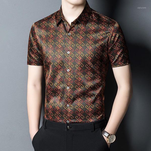 real silk 100% retro luxury clothing mens baroque printed shirts quality business smooth summer satin men cozy men's casual, White;black
real silk 100% retro luxury clothing mens baroque printed shirts quality business smooth summer satin men cozy men's casual, White;black