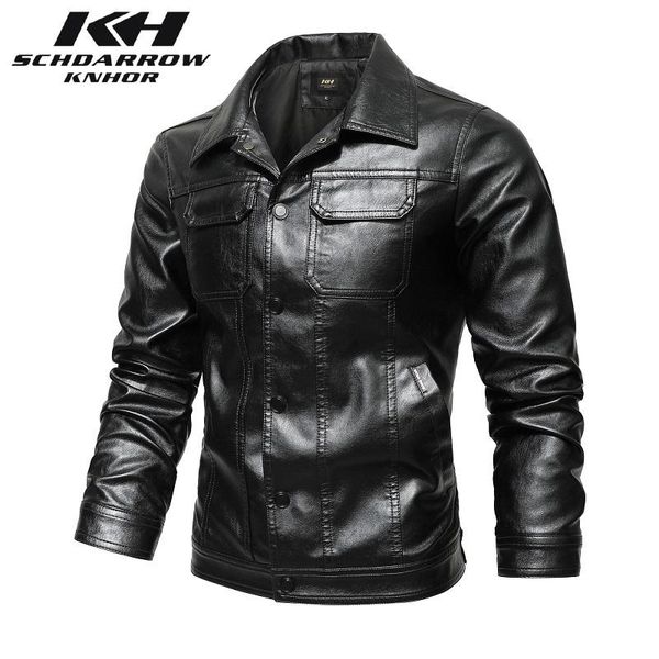 men's fur & faux mens jacket spring autumn pu leather coat men casual turn-down collar single breasted outerwear male clothes, Black
men's fur & faux mens jacket spring autumn pu leather coat men casual turn-down collar single breasted outerwear male clothes, Black