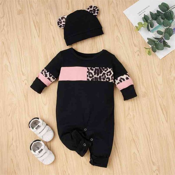 autumn 2-piece baby leopard jumpsuit with hat toddler girl one pieces jumpsuits clothes 210528, Blue
autumn 2-piece baby leopard jumpsuit with hat toddler girl one pieces jumpsuits clothes 210528, Blue