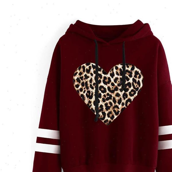 40 womens hoodies leopard heart print lightweight long sleeve casual autumn pullover hooded elegant stripe sweatshirts, Black
40 womens hoodies leopard heart print lightweight long sleeve casual autumn pullover hooded elegant stripe sweatshirts, Black