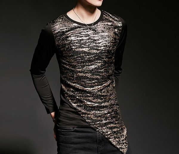 men's t-shirts m-xl / summer club dj stage personality render unlined upper garment fashion stylist long sleeve t-shirt, White;black
men's t-shirts m-xl / summer club dj stage personality render unlined upper garment fashion stylist long sleeve t-shirt, White;black