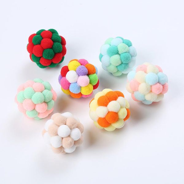 cat toys ball multicolor optional spot interactive toy pet supplies small 4cm diameter handmade bell
cat toys ball multicolor optional spot interactive toy pet supplies small 4cm diameter handmade bell